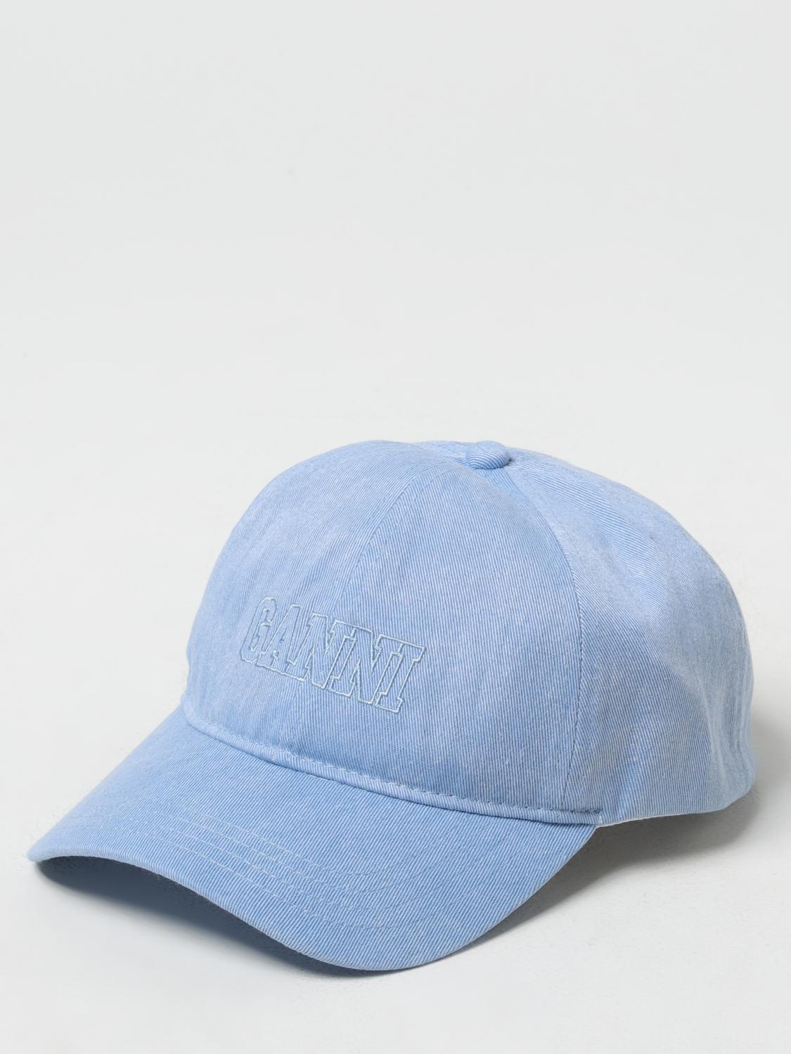 Ganni Hat GANNI Woman colour Denim