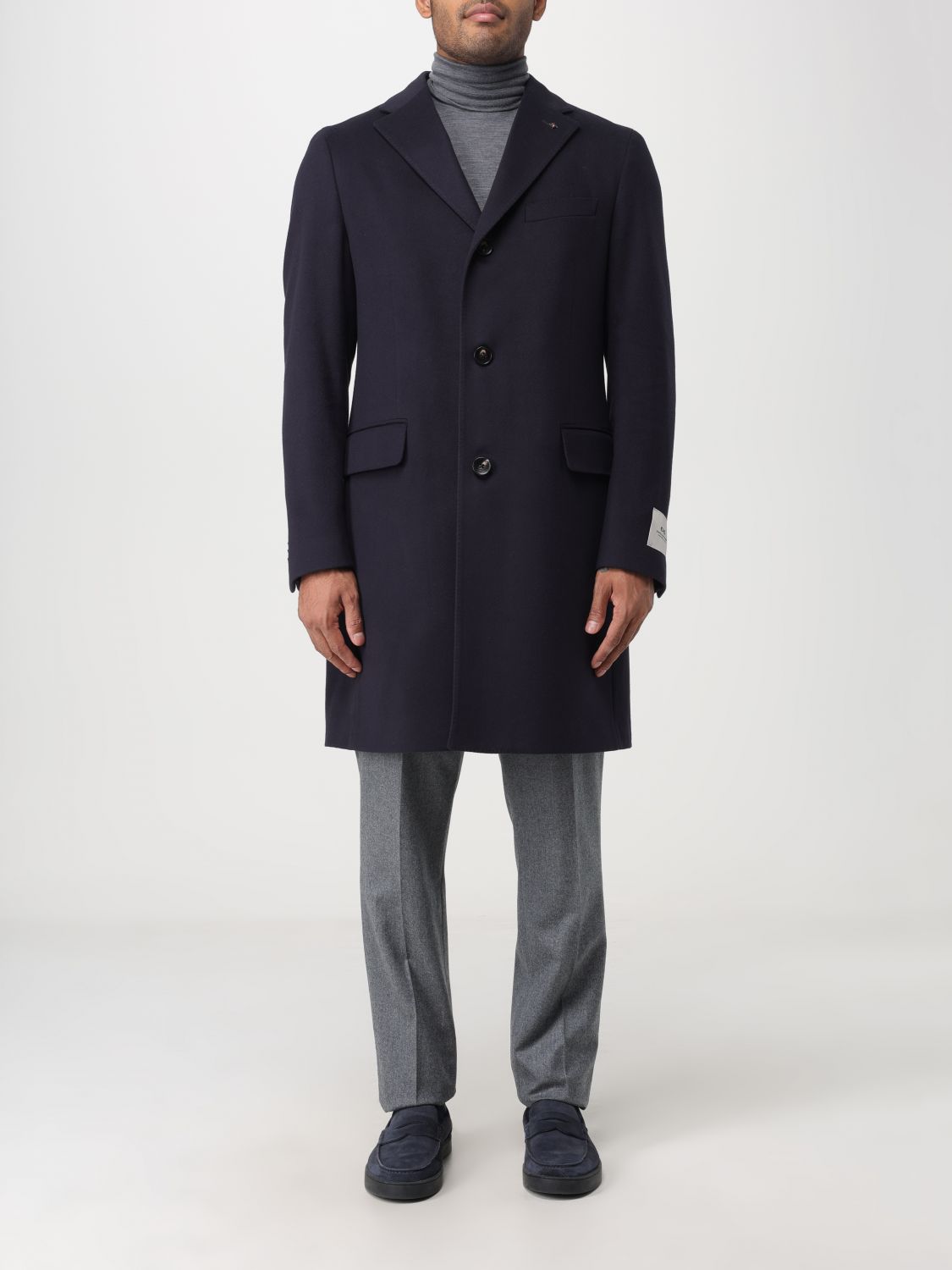 Corneliani Coat CORNELIANI Men colour Blue