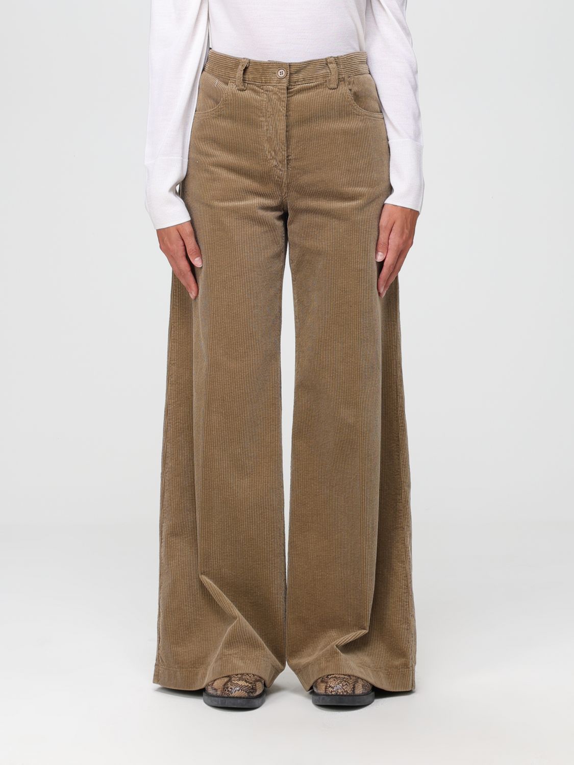 Aspesi Trousers ASPESI Woman colour Beige