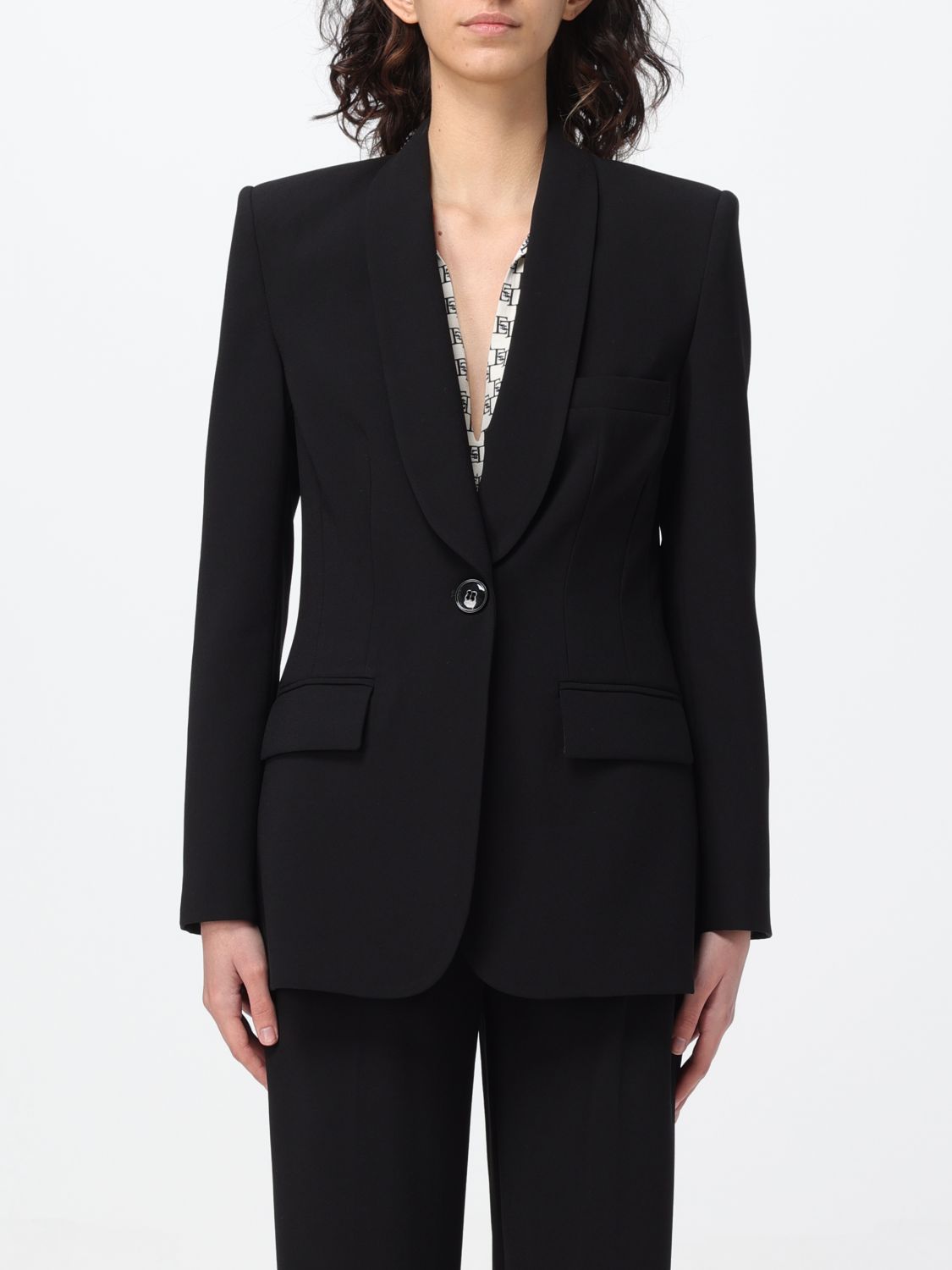 Elisabetta Franchi Jacket ELISABETTA FRANCHI Woman colour Black