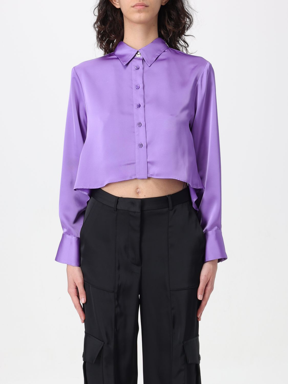 Simona Corsellini Shirt SIMONA CORSELLINI Woman colour Violet