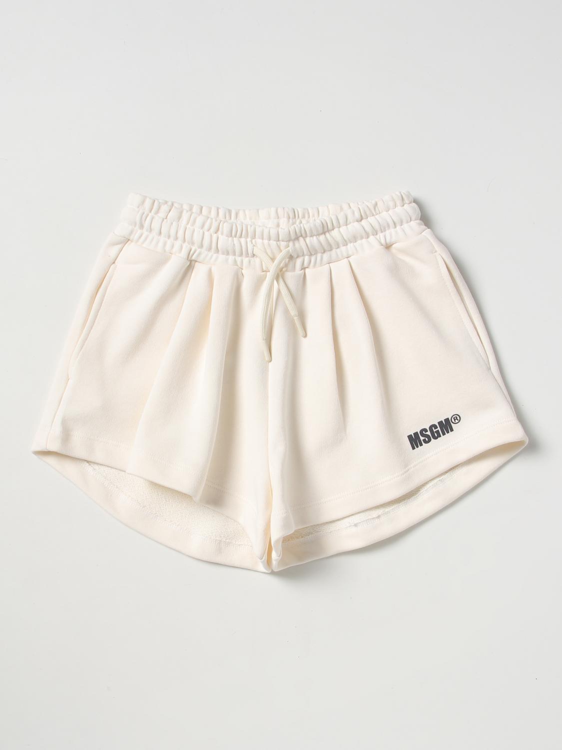 Msgm Kids Short MSGM KIDS Kids colour Beige