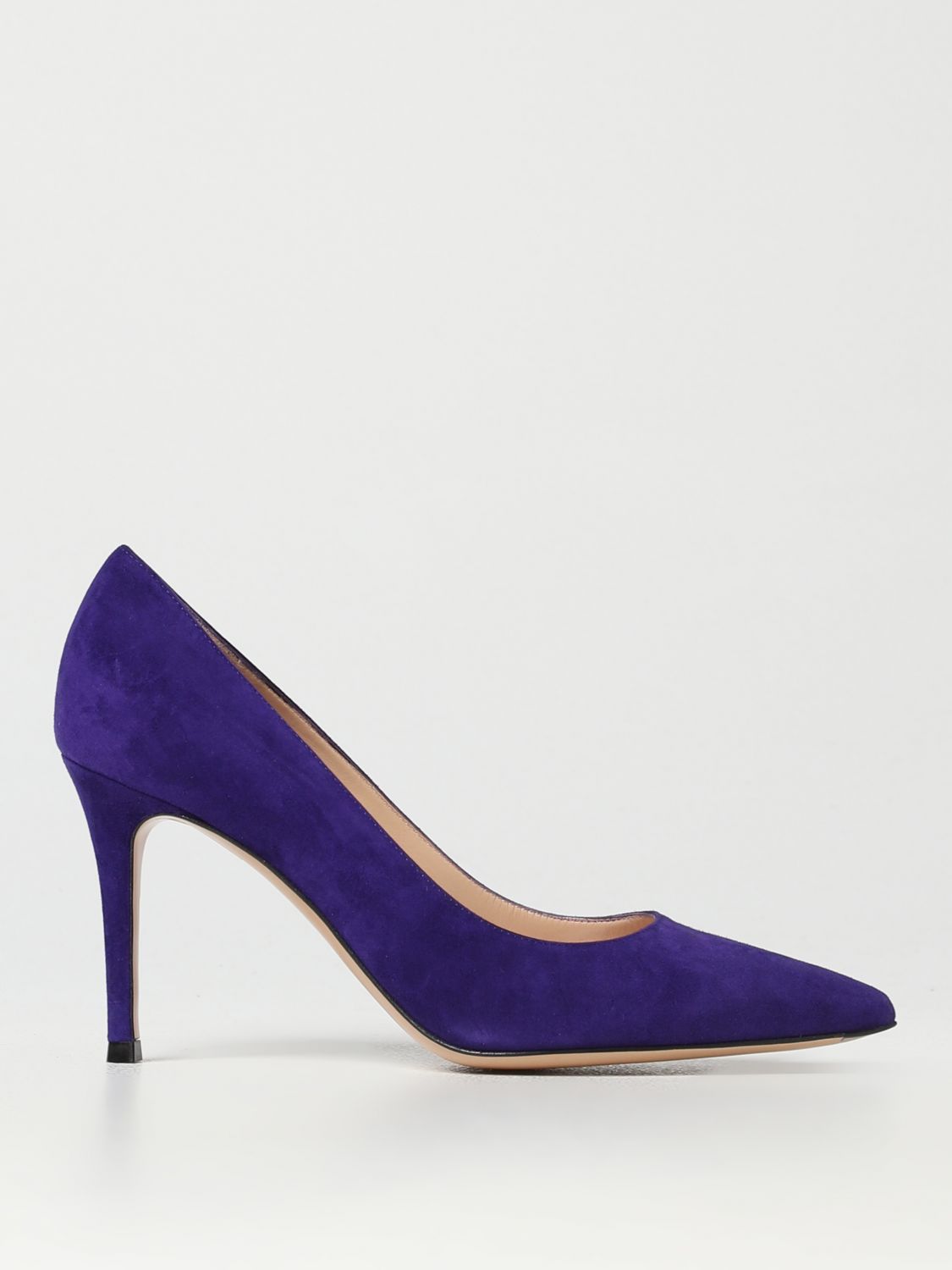 Gianvito Rossi Court Shoes GIANVITO ROSSI Woman colour Indigo