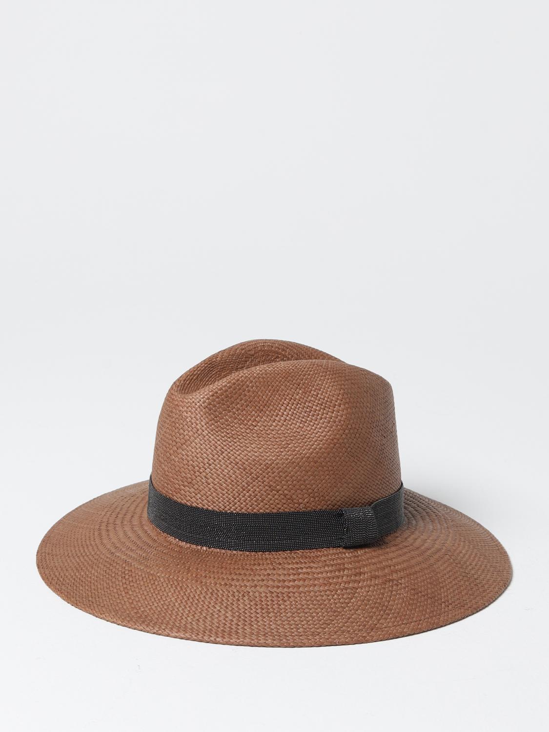 Brunello Cucinelli Hat BRUNELLO CUCINELLI Woman colour Brown