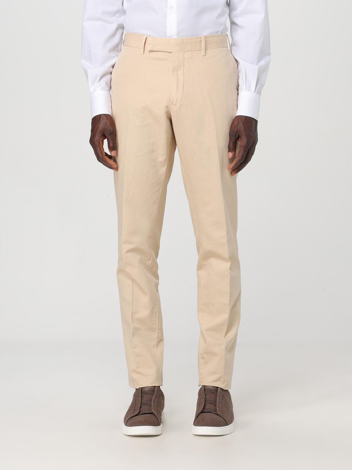 zegna Pants ZEGNA Men color Beige