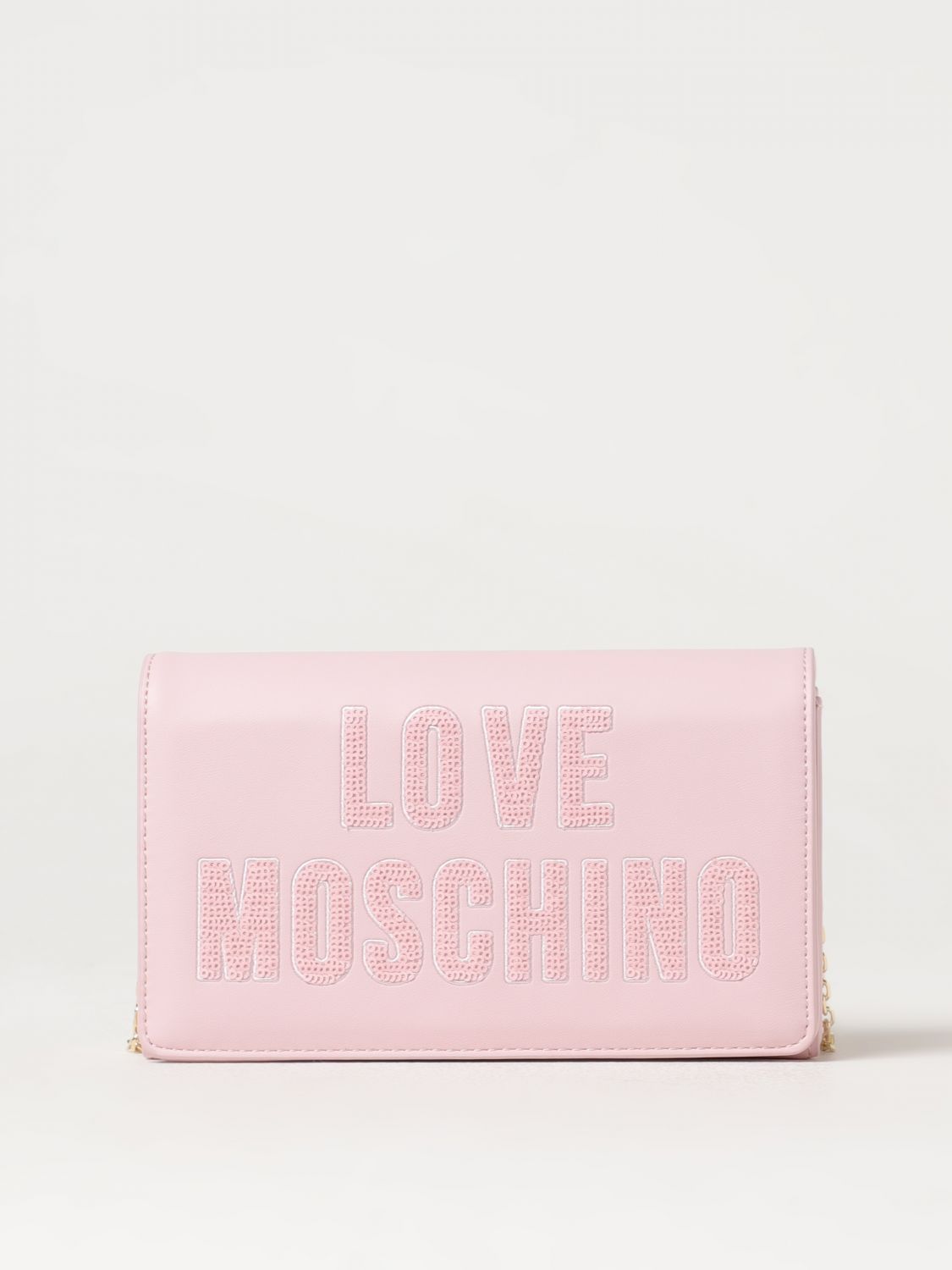 Love Moschino Crossbody Bags LOVE MOSCHINO Woman colour Blush Pink