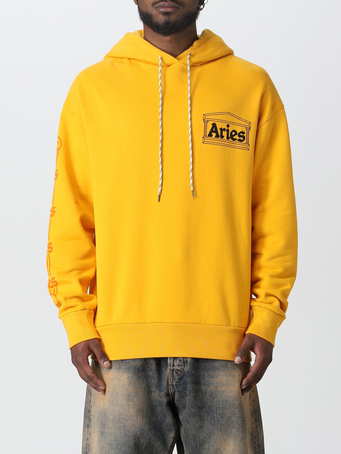 Aries Sweatshirt ARIES Men colour Yellow