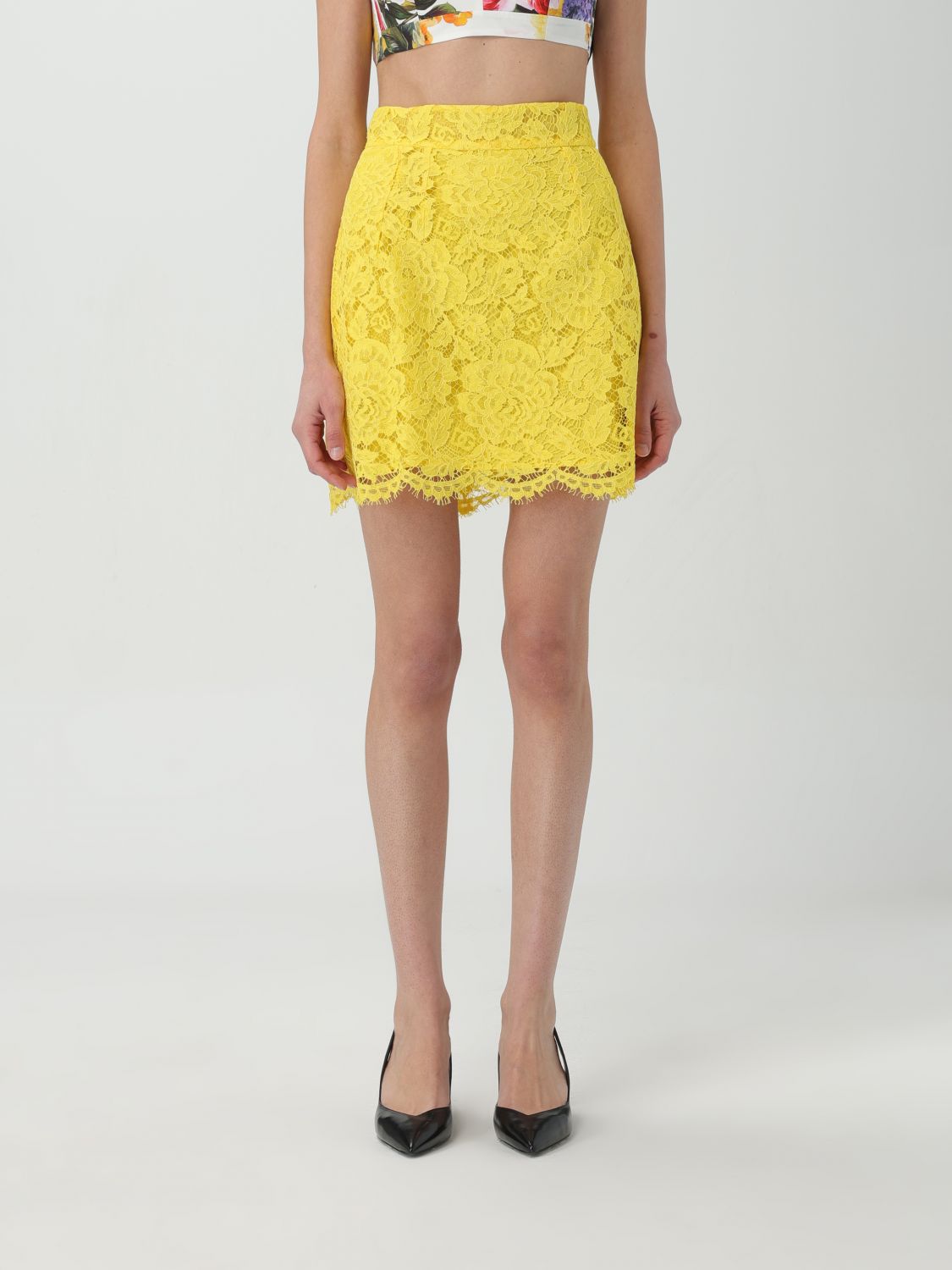 Dolce & Gabbana Skirt DOLCE & GABBANA Woman colour Yellow