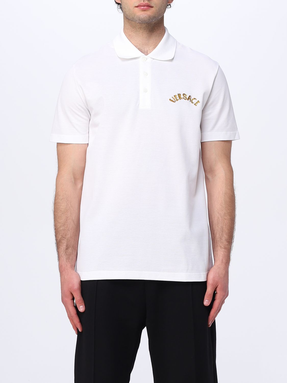 Versace Polo Shirt VERSACE Men colour White