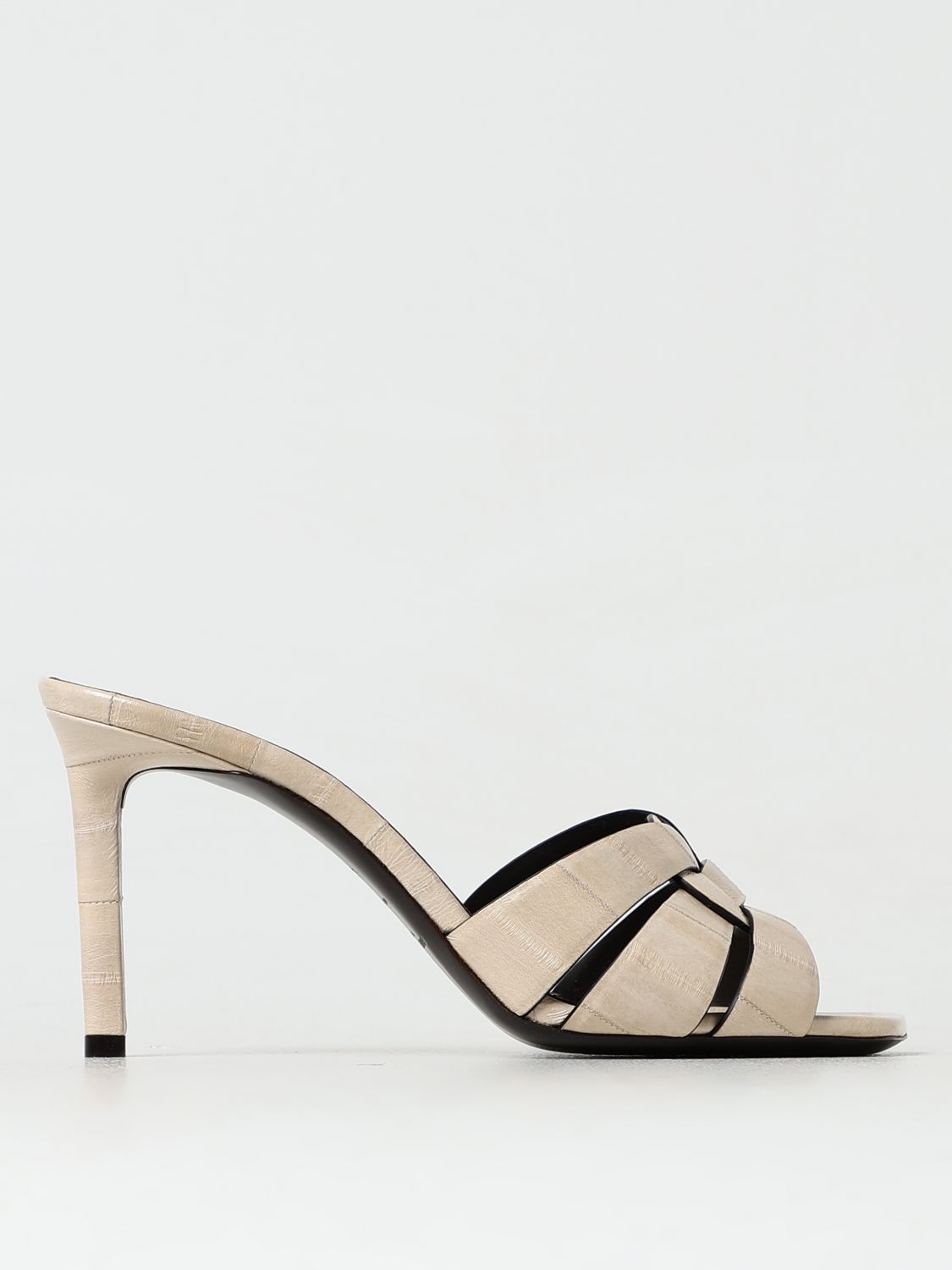 Saint Laurent Heeled Sandals SAINT LAURENT Woman color Ice