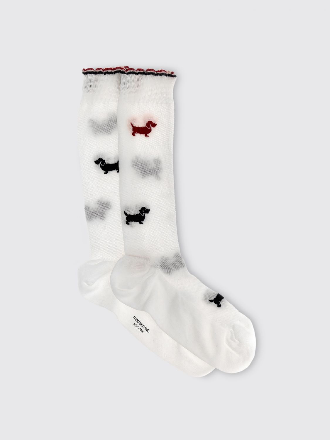 Thom Browne Socks THOM BROWNE Woman colour White