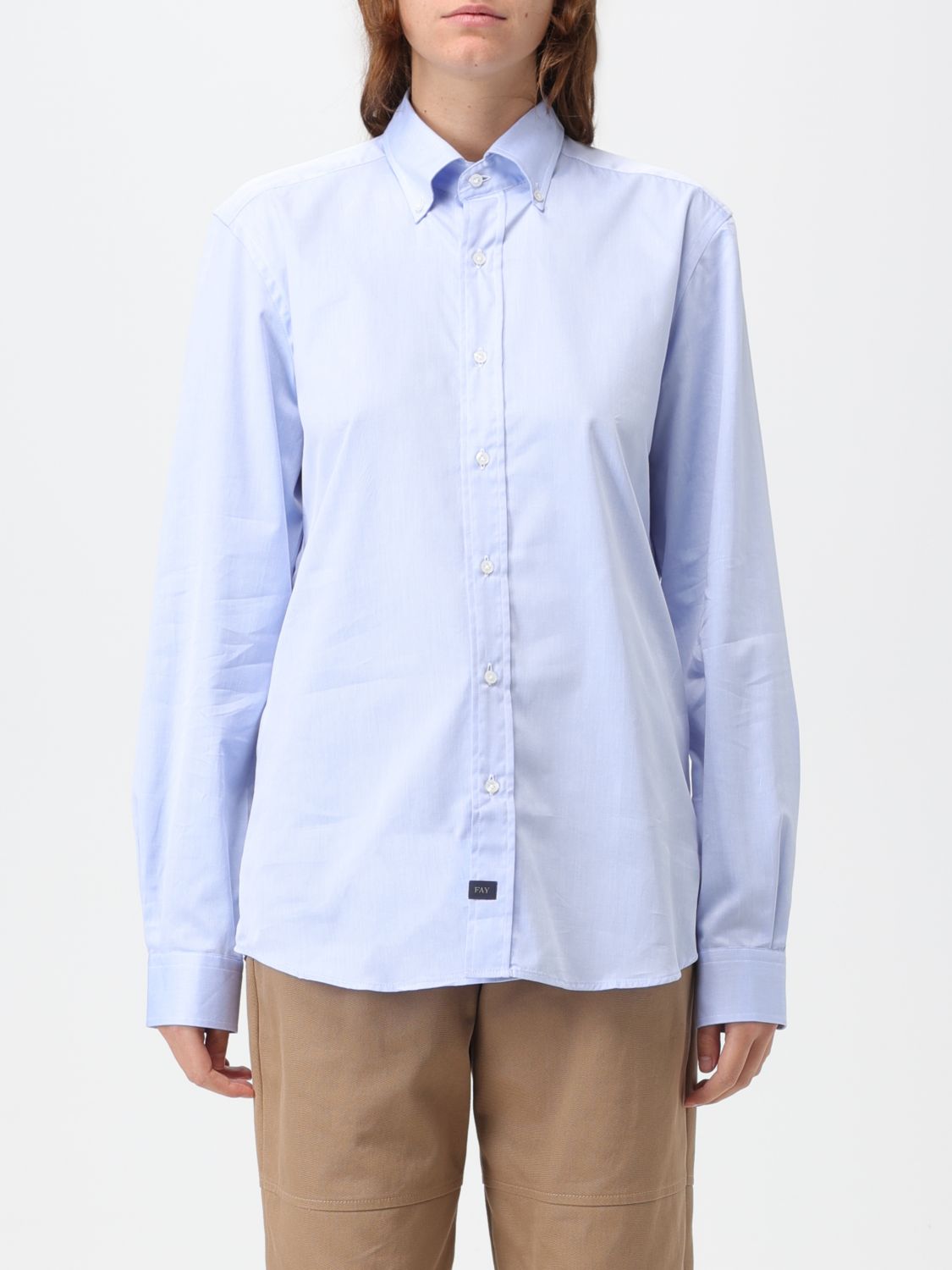 Fay Shirt FAY Woman colour Blue