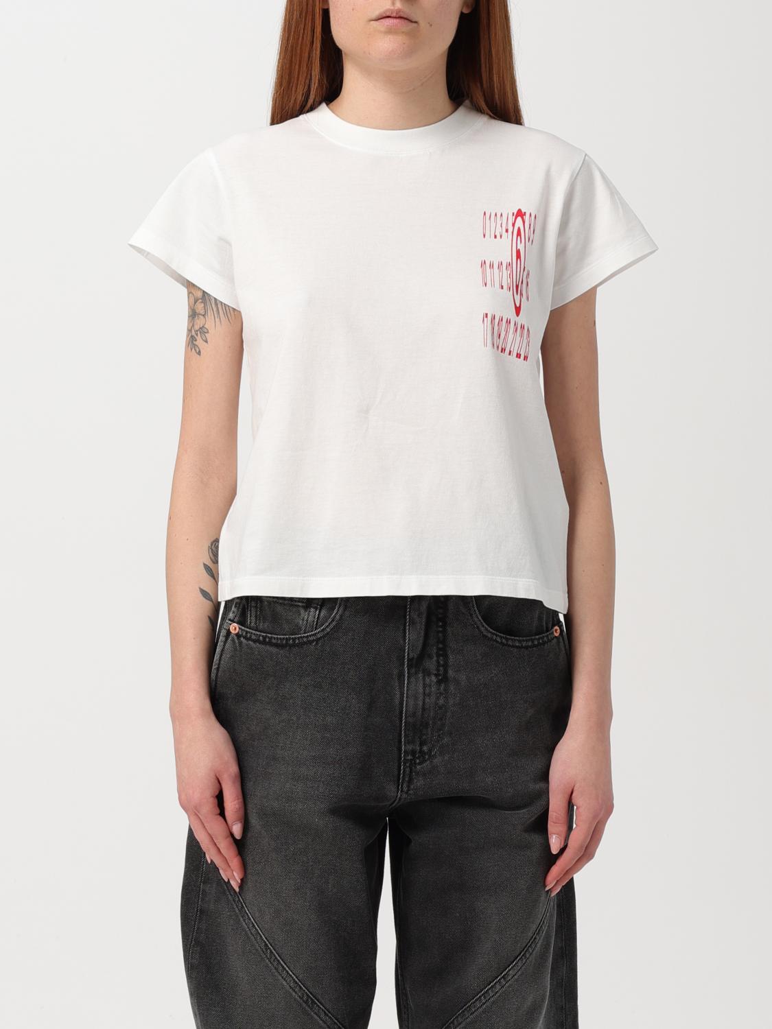 MM6 Maison Margiela T-Shirt MM6 MAISON MARGIELA Woman colour White