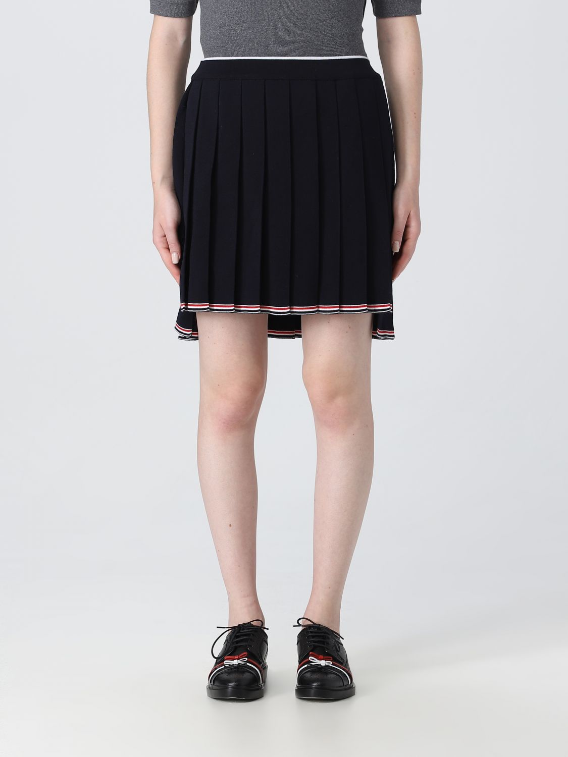 Thom Browne Skirt THOM BROWNE Woman colour Blue