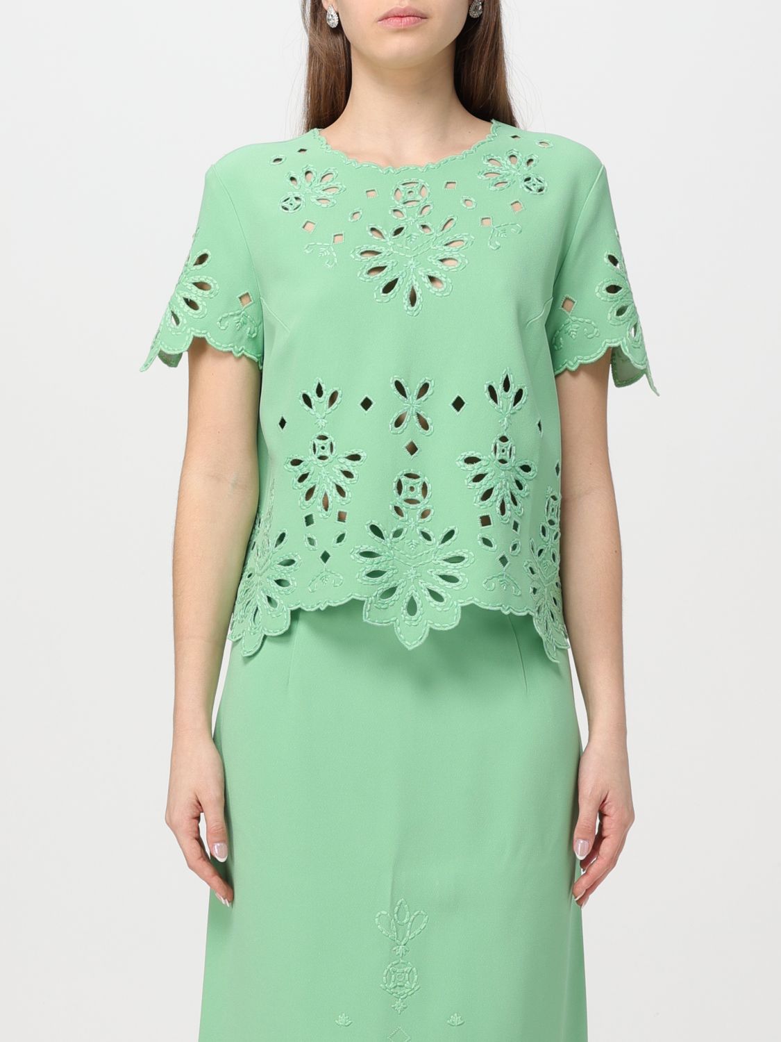 Ermanno Scervino Top ERMANNO SCERVINO Woman colour Green