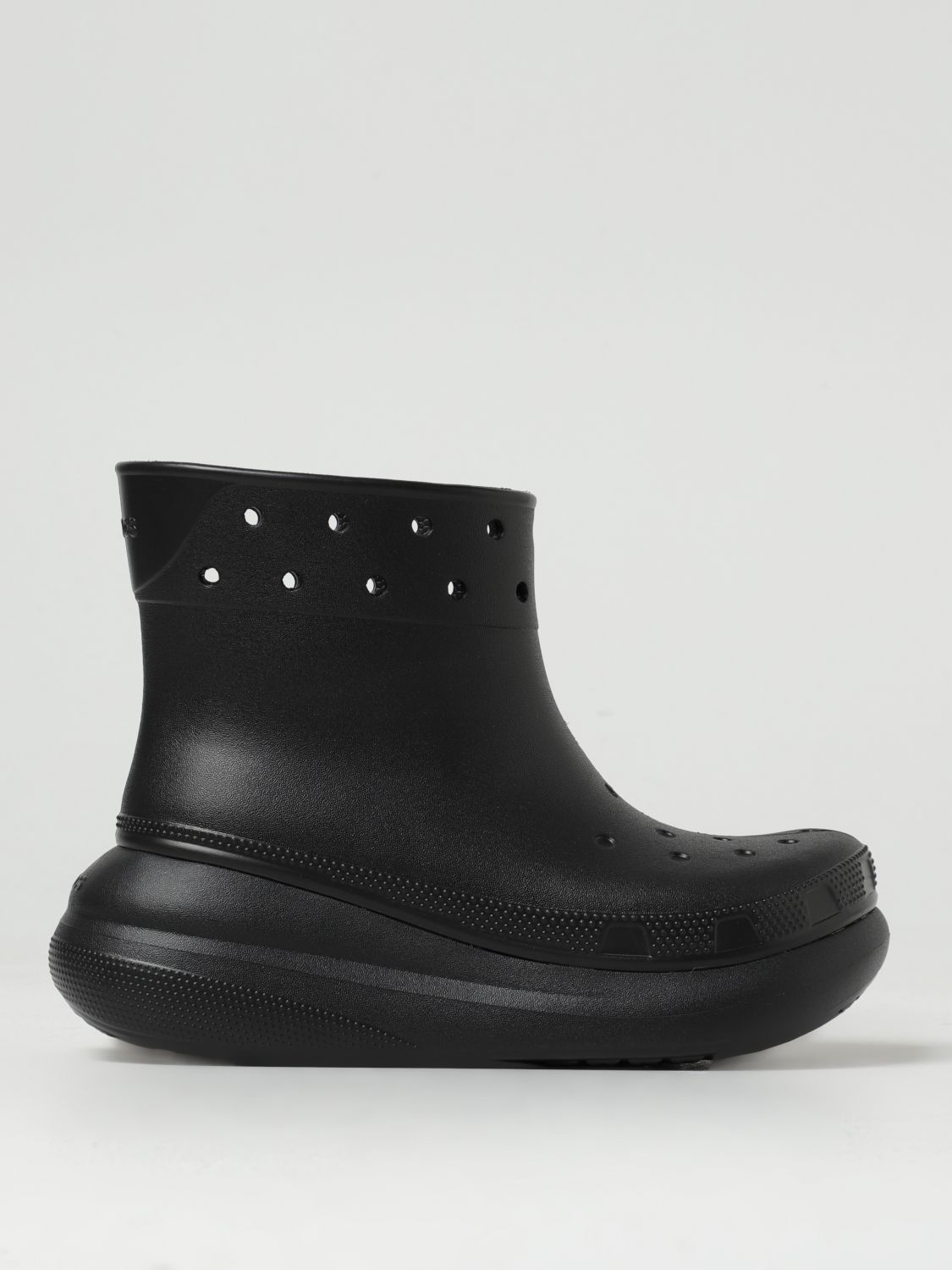 Crocs Flat Ankle Boots CROCS Woman colour Black