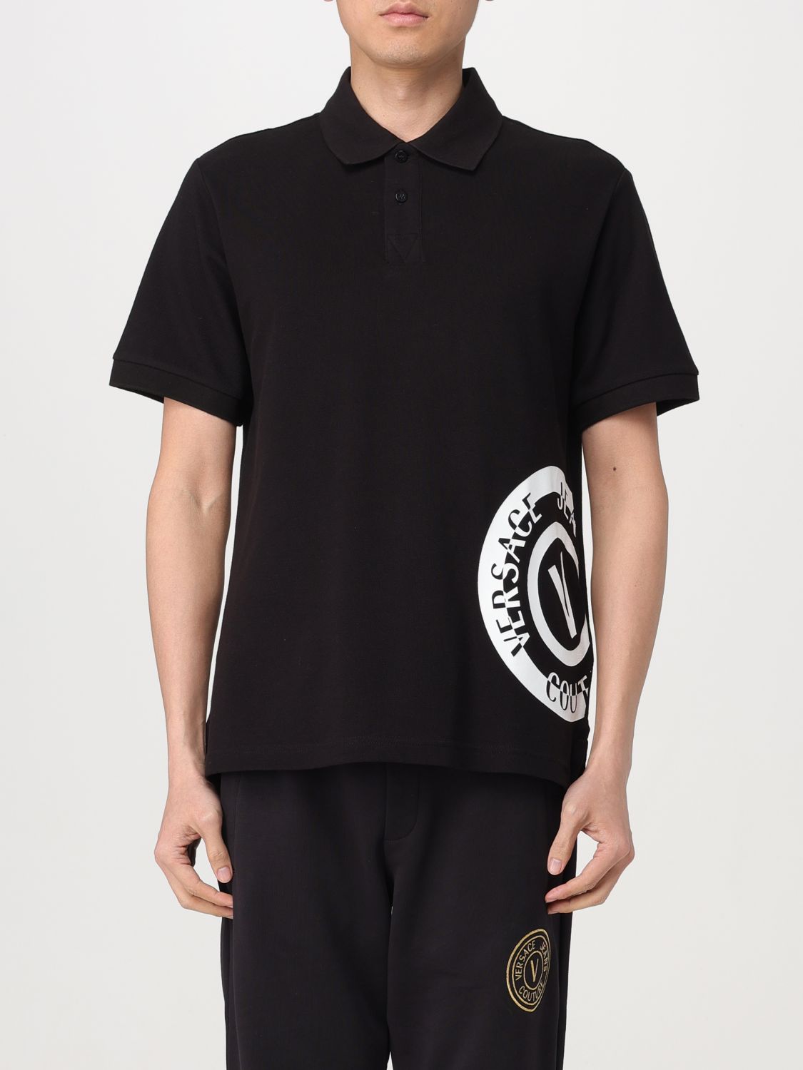 Versace Jeans Couture Polo Shirt VERSACE JEANS COUTURE Men colour Black