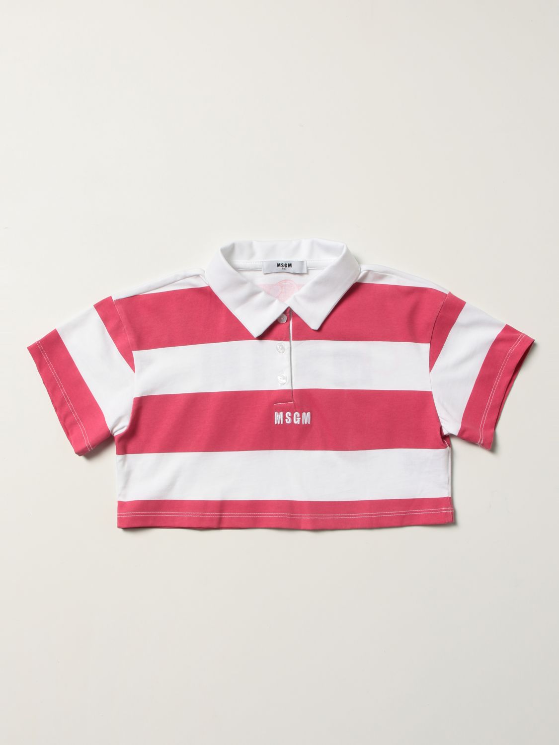 Msgm Kids Polo Shirt MSGM KIDS Kids colour Fuchsia