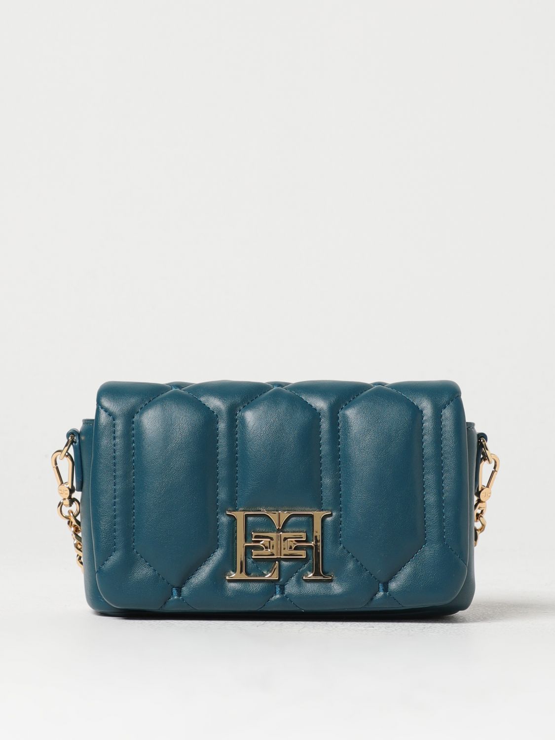 Elisabetta Franchi Crossbody Bags ELISABETTA FRANCHI Woman colour Pavone