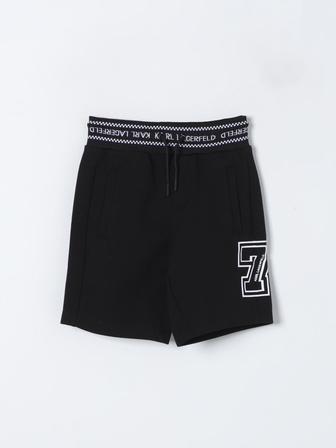 Karl Lagerfeld Kids Shorts KARL LAGERFELD KIDS Kids colour Black