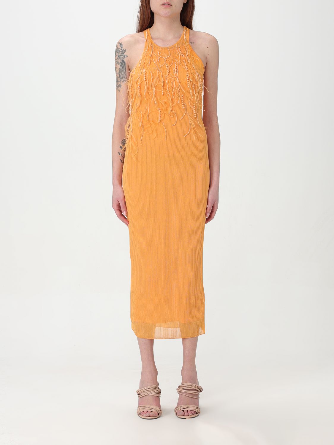 Patrizia Pepe Dress PATRIZIA PEPE Woman colour Orange