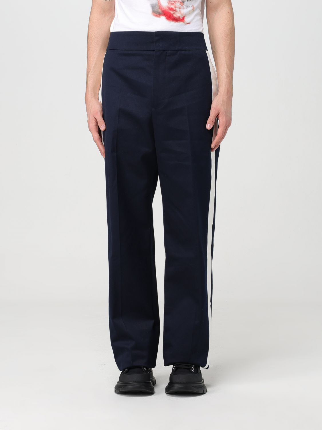 Alexander McQueen Trousers ALEXANDER MCQUEEN Men colour Blue