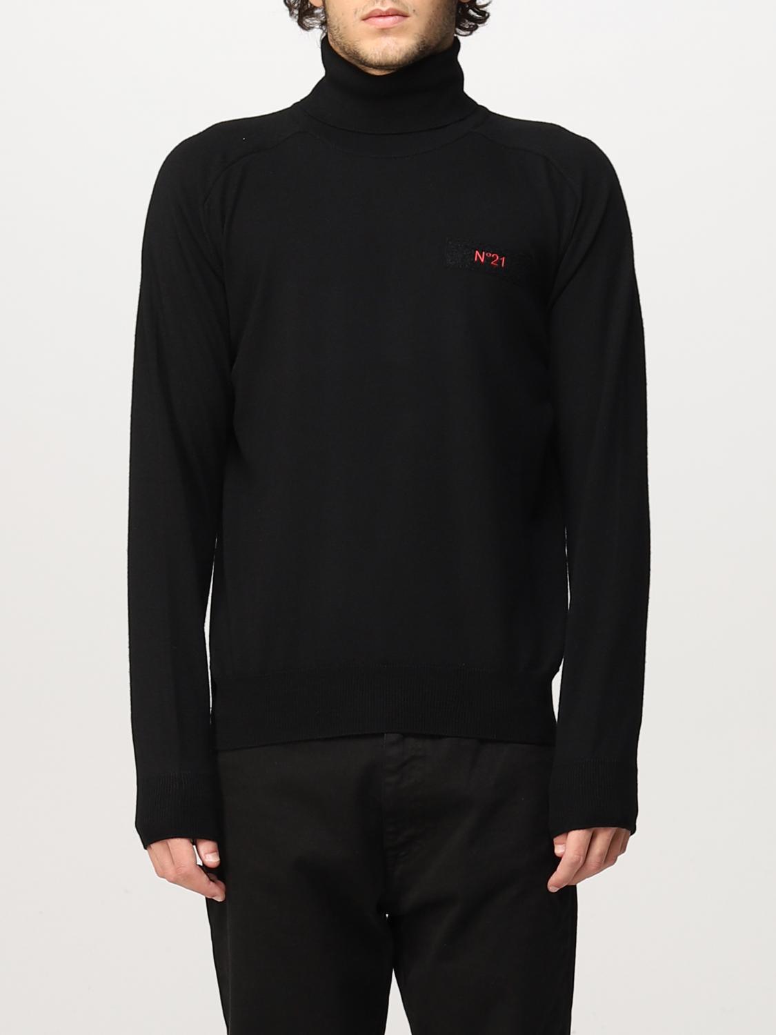 N° 21 Jumper N° 21 Men colour Black