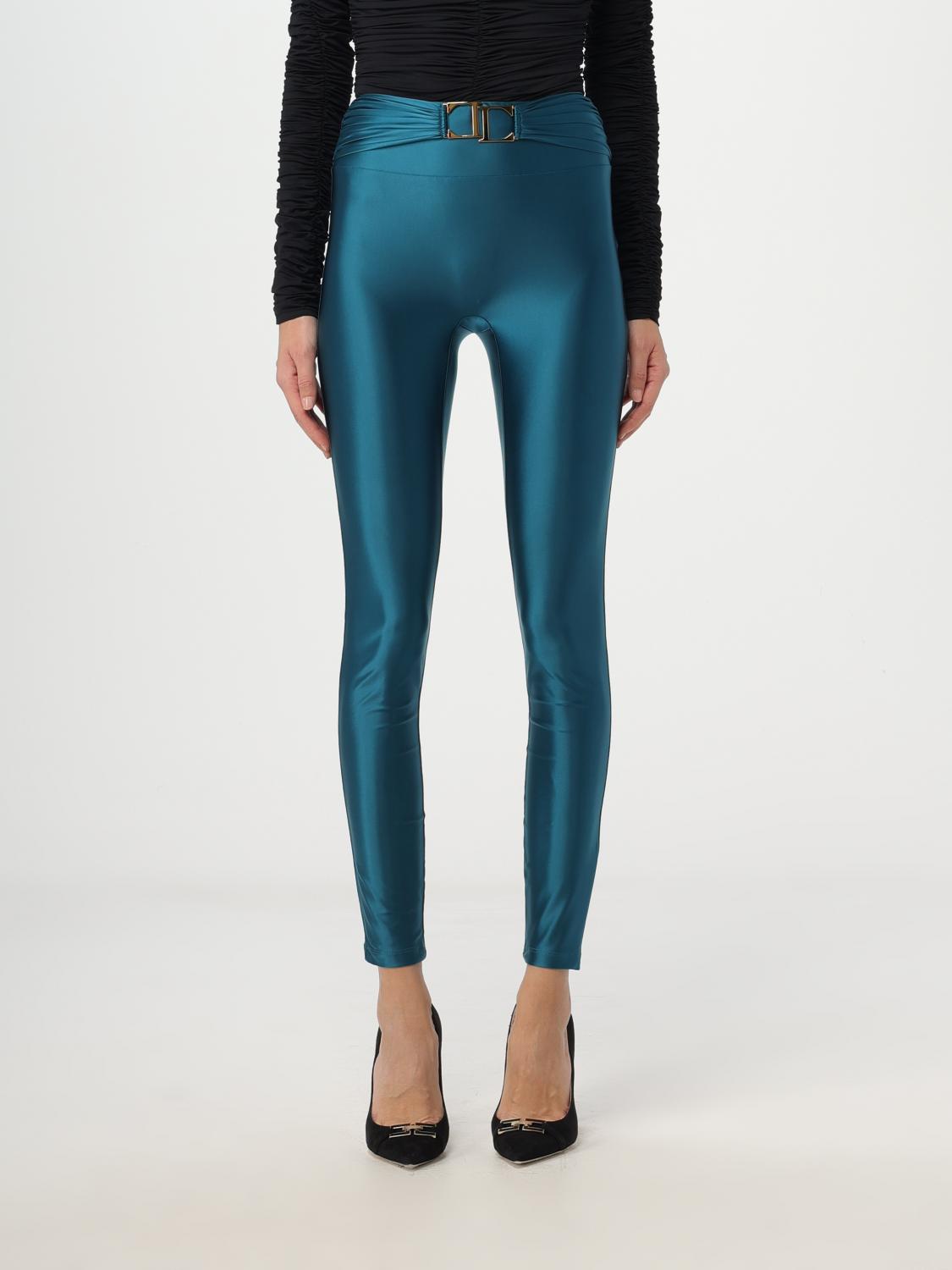 Elisabetta Franchi Trousers ELISABETTA FRANCHI Woman colour Blue