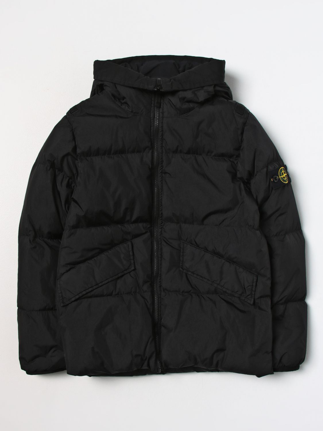 Stone Island Junior Jacket STONE ISLAND JUNIOR Kids colour Black