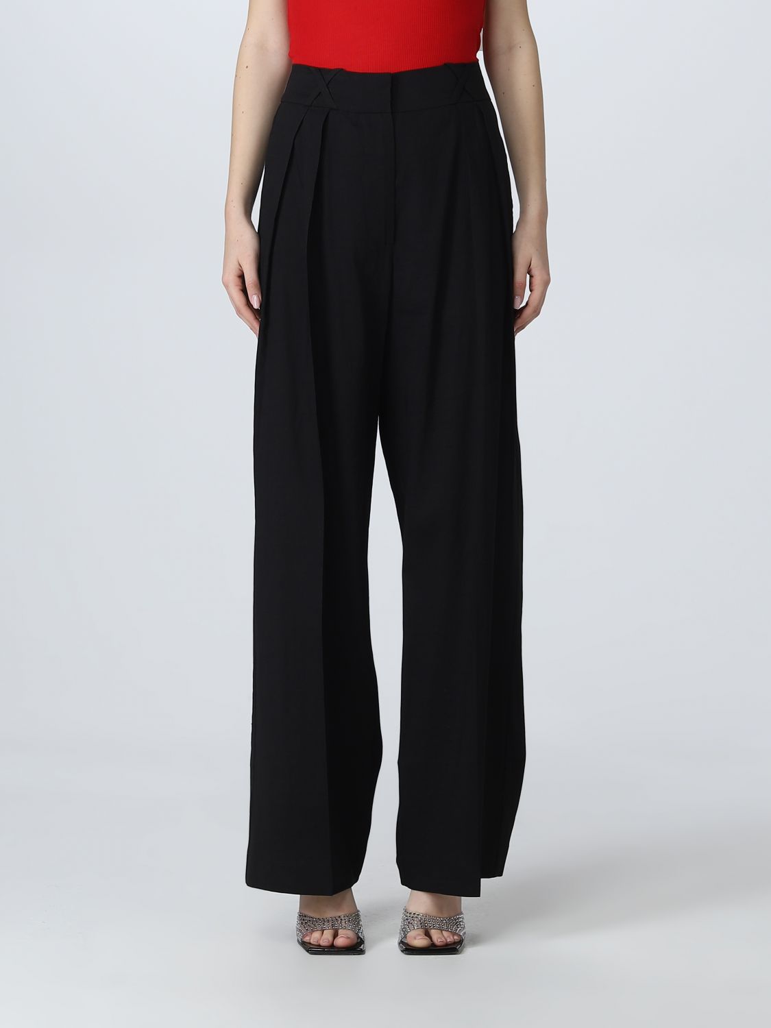 Róhe Trousers ROHE Woman colour Black