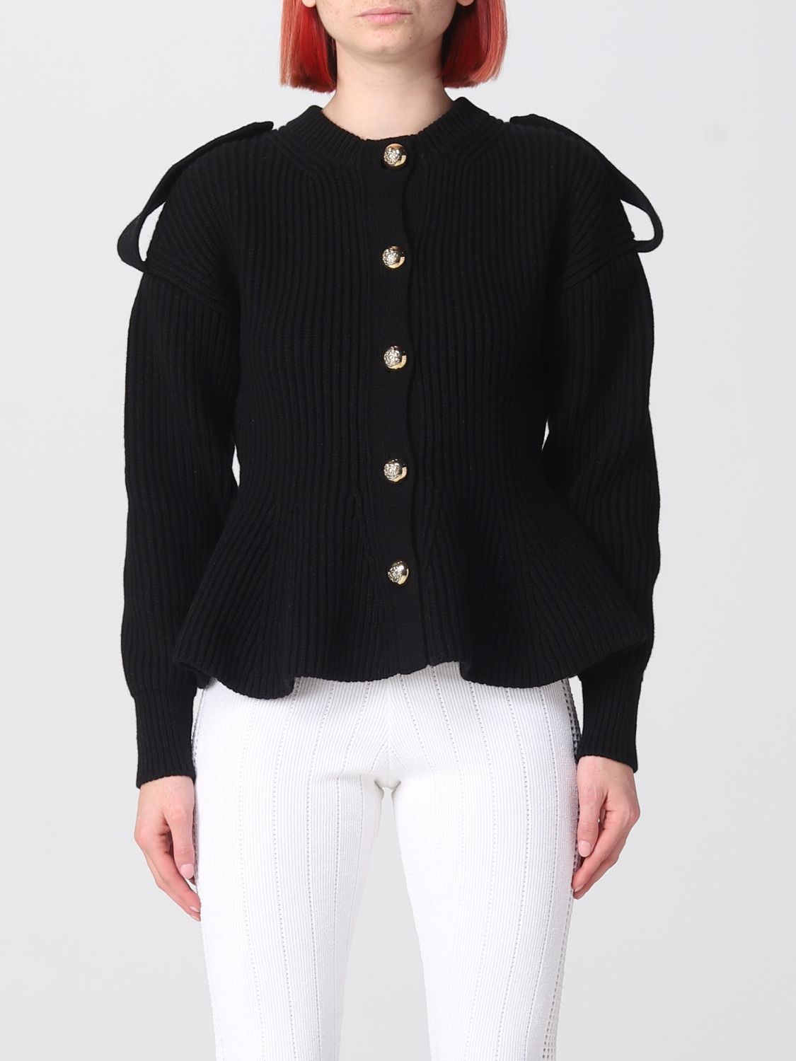 Alexander McQueen Cardigan ALEXANDER MCQUEEN Woman colour Black