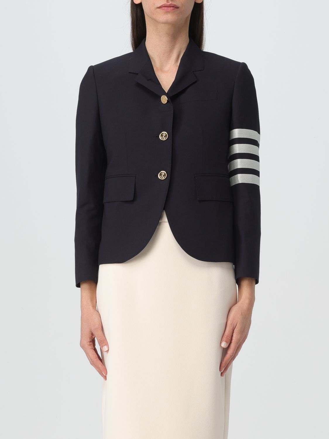 Thom Browne Blazer THOM BROWNE Woman colour Blue