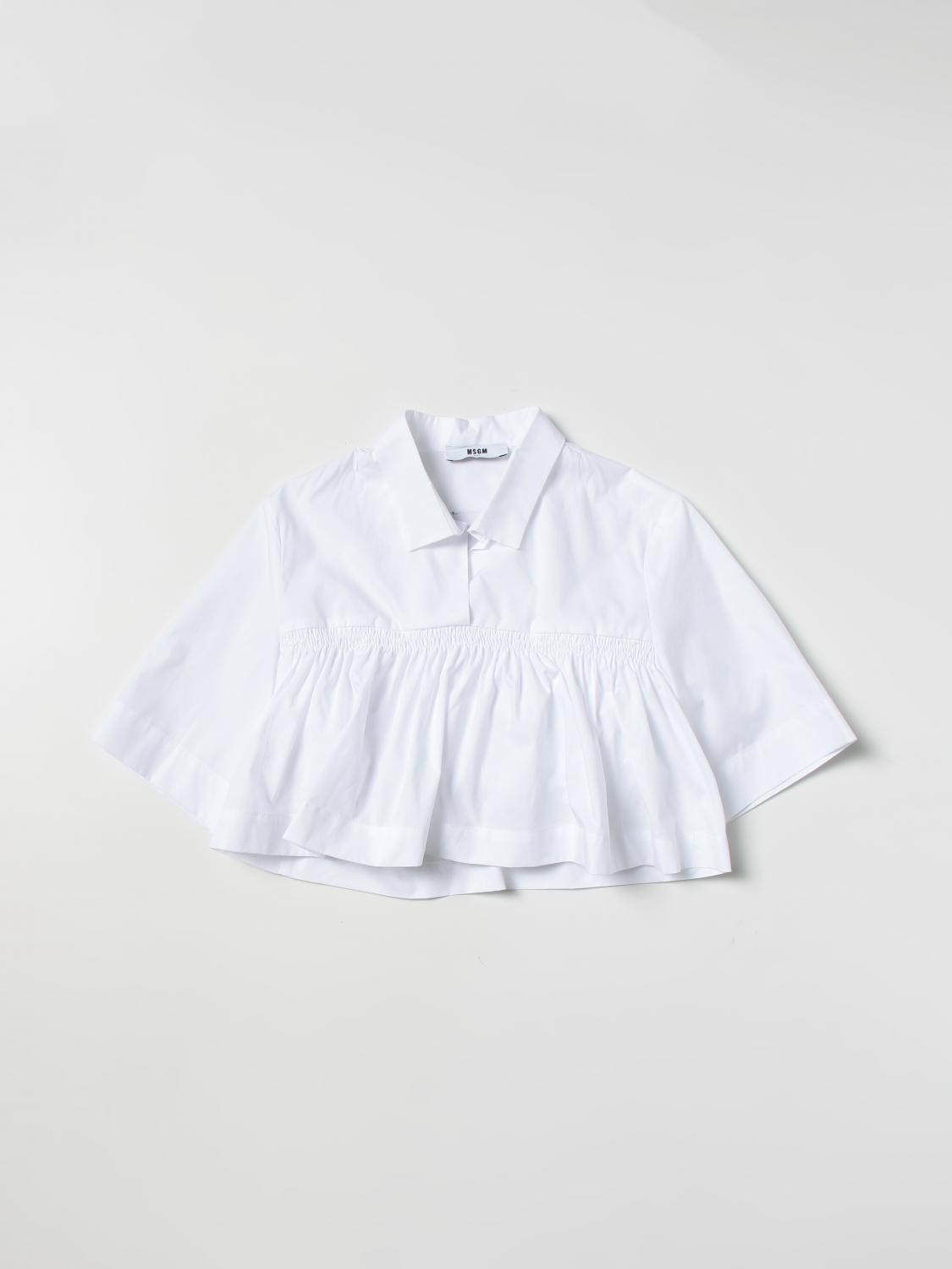 Msgm Kids Shirt MSGM KIDS Kids colour White