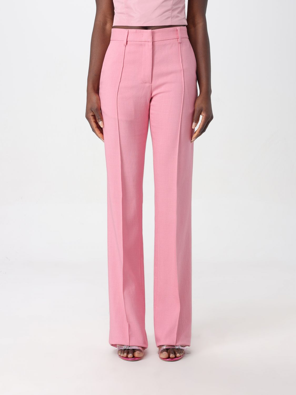 Msgm Trousers MSGM Woman colour Pink