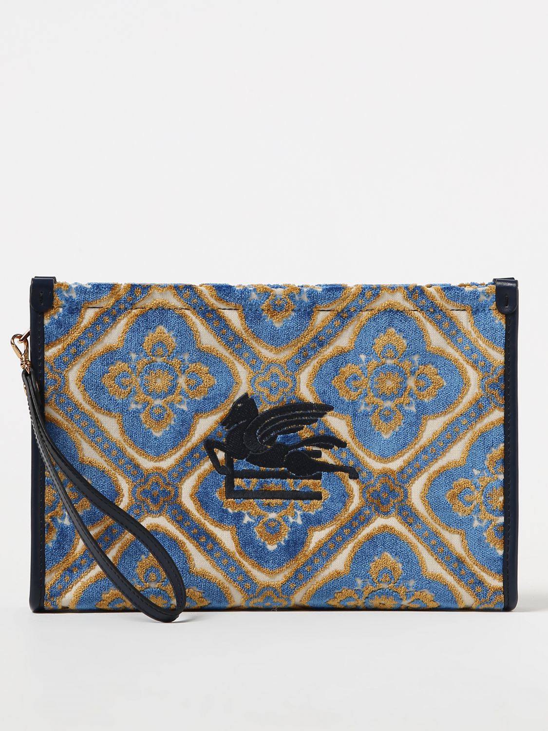 Etro Clutch ETRO Woman colour Blue