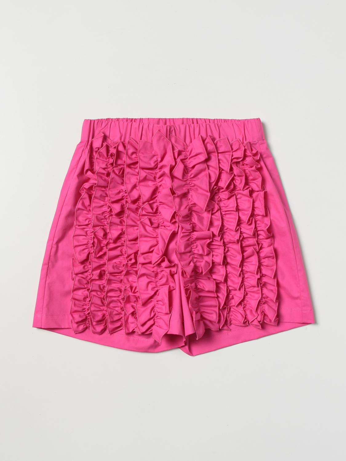 Msgm Kids Short MSGM KIDS Kids colour Fuchsia