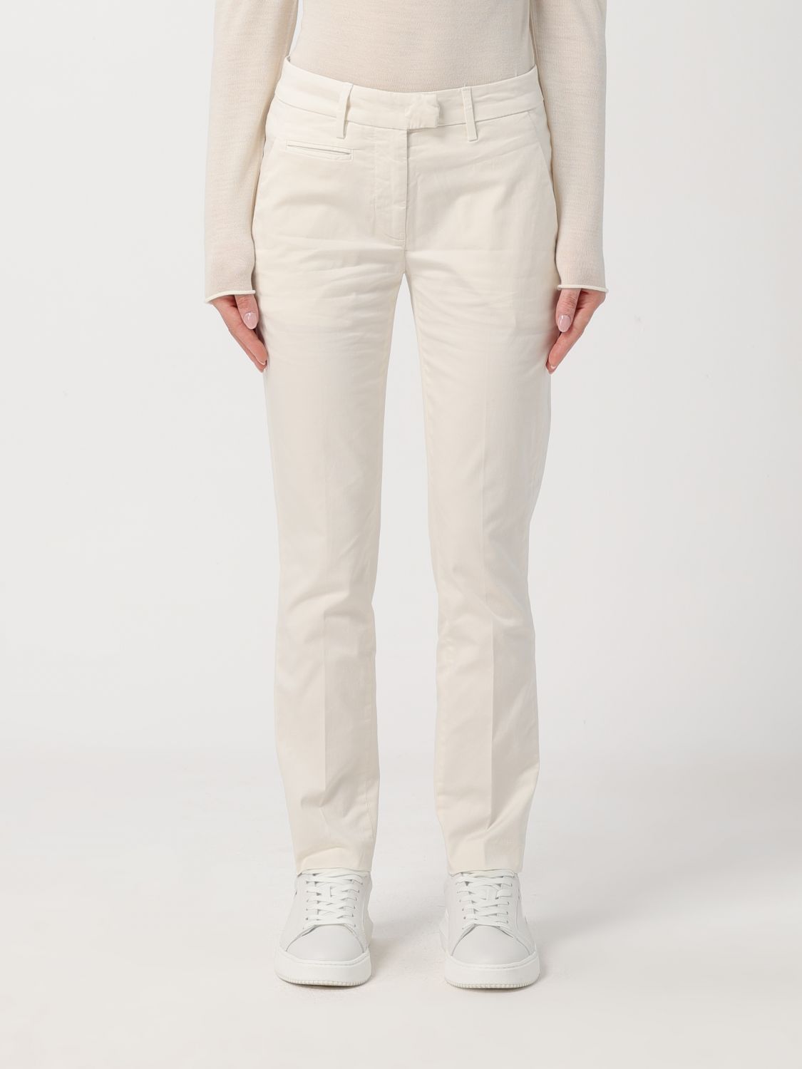 Dondup Trousers DONDUP Woman colour Butter