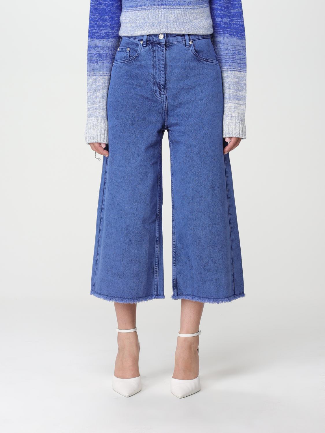 Moschino Jeans Trousers MOSCHINO JEANS Woman colour Blue