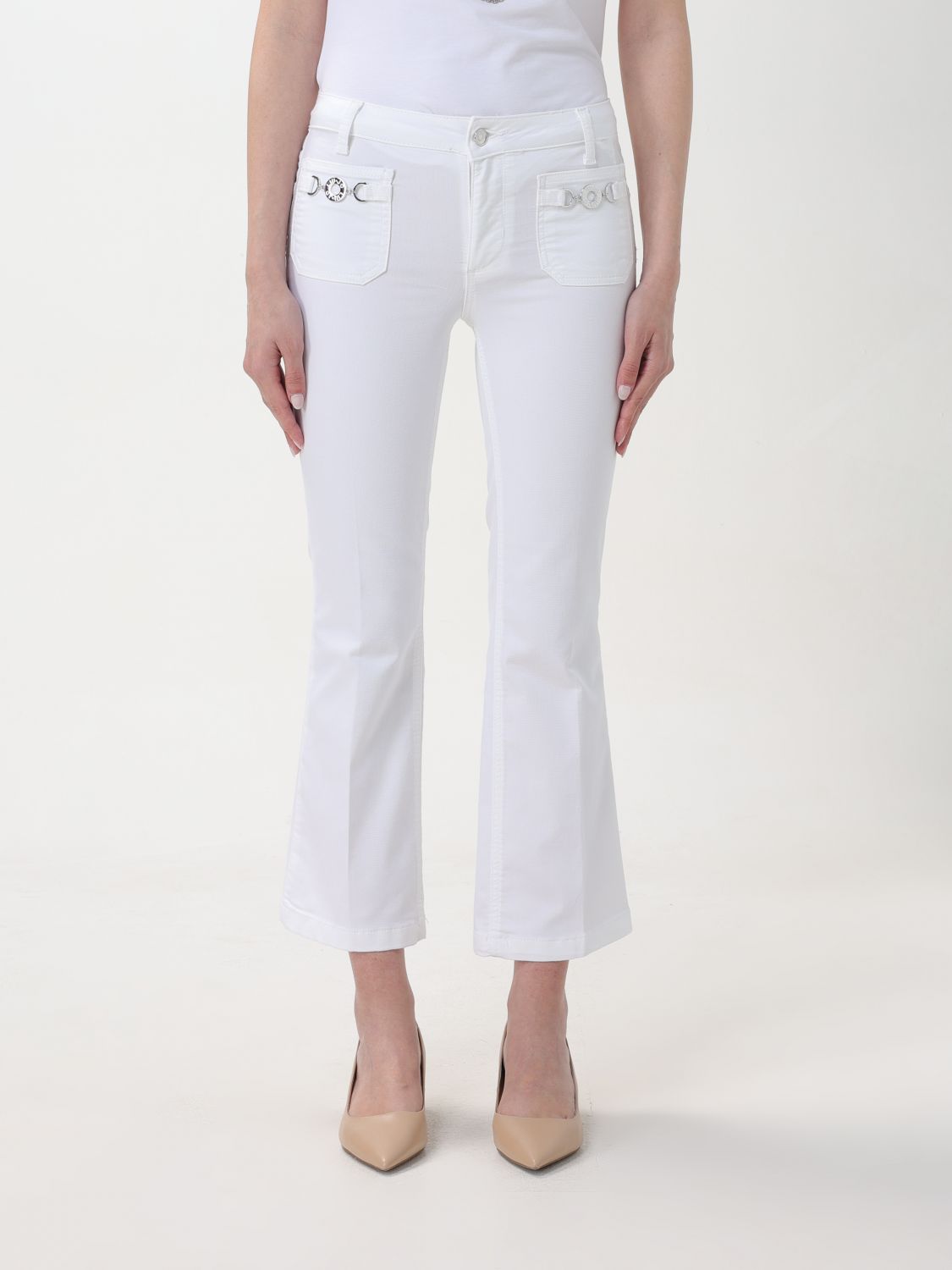 Liu Jo Trousers LIU JO Woman colour White