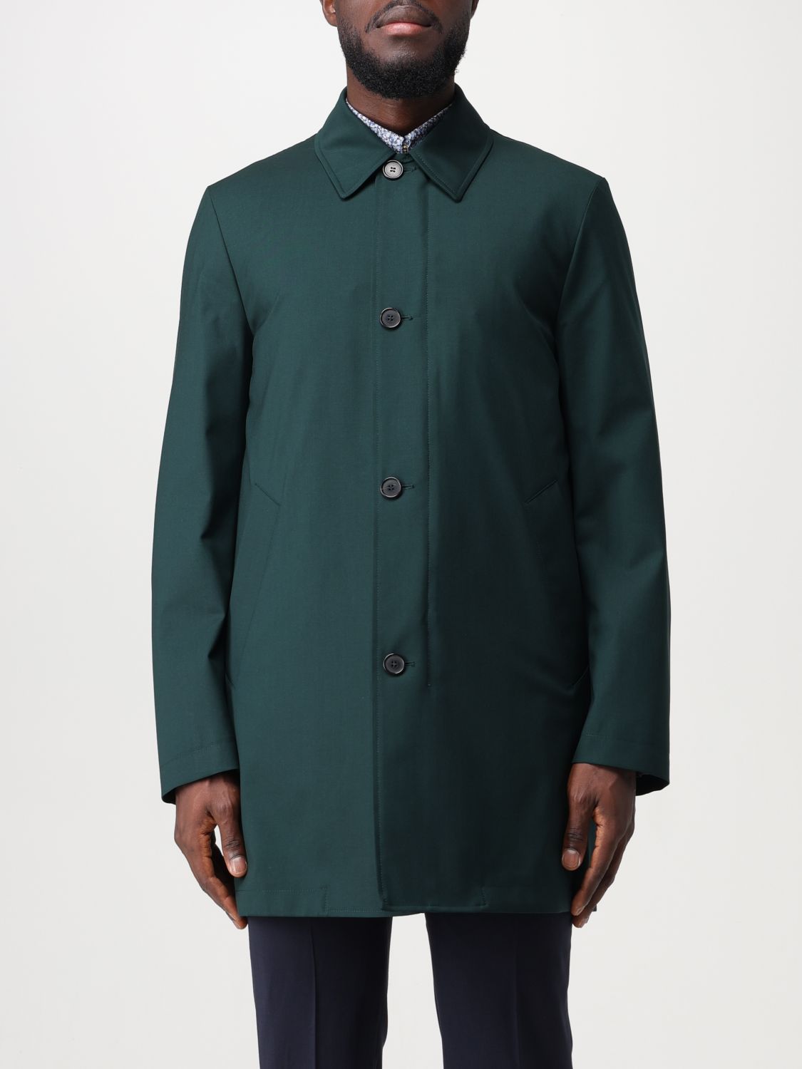 Paul Smith Trench Coat PAUL SMITH Men colour Green