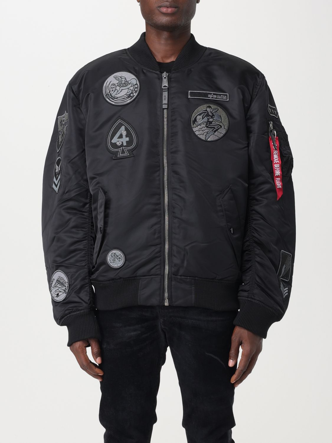 Alpha Industries Jacket ALPHA INDUSTRIES Men colour Black