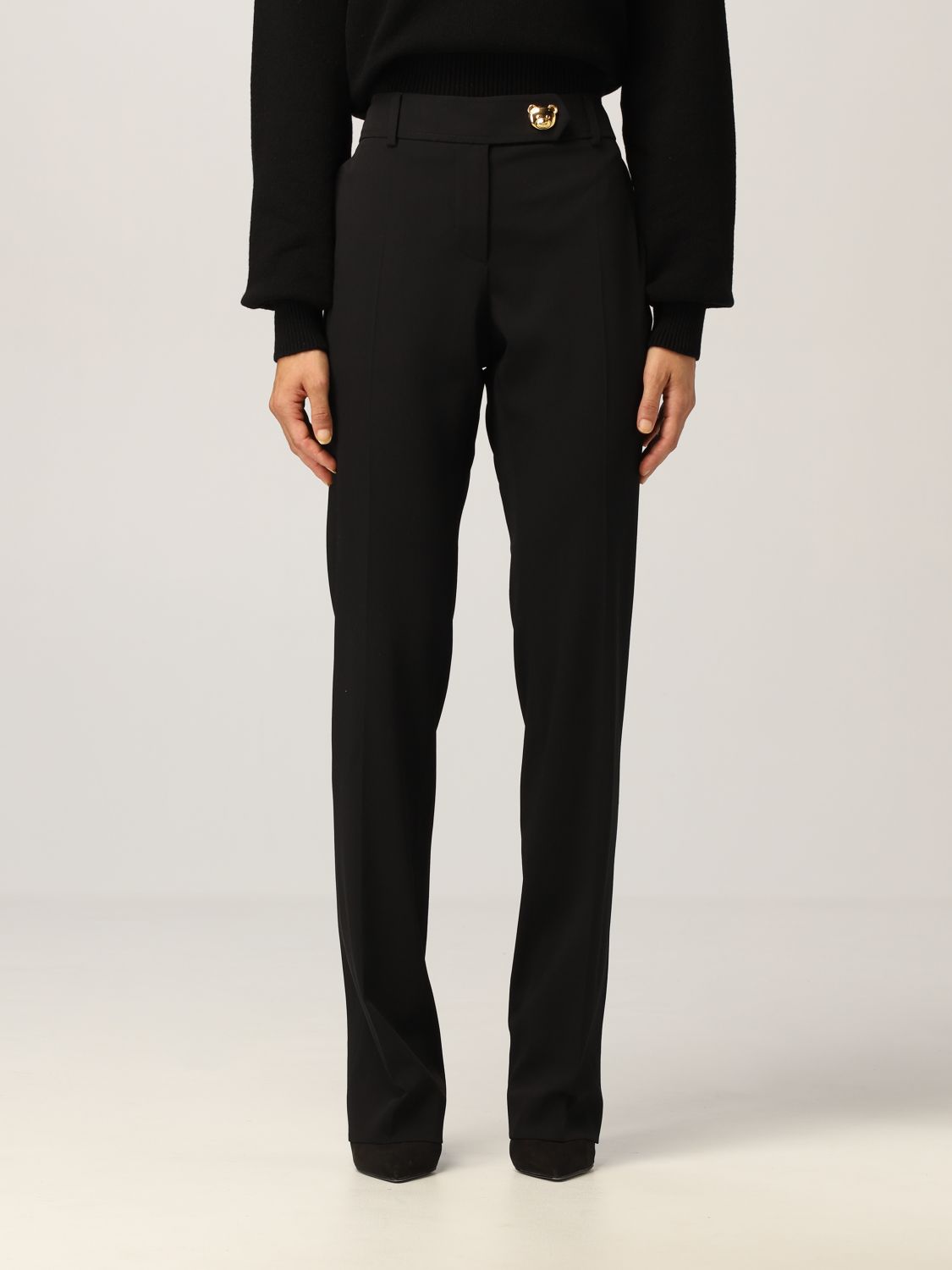 Moschino Couture Moschino Couture trousers with Teddy