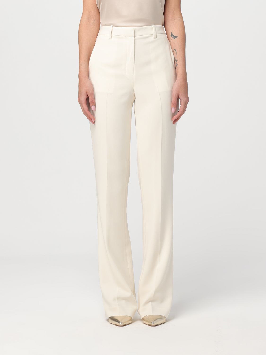 Theory Trousers THEORY Woman colour Cream