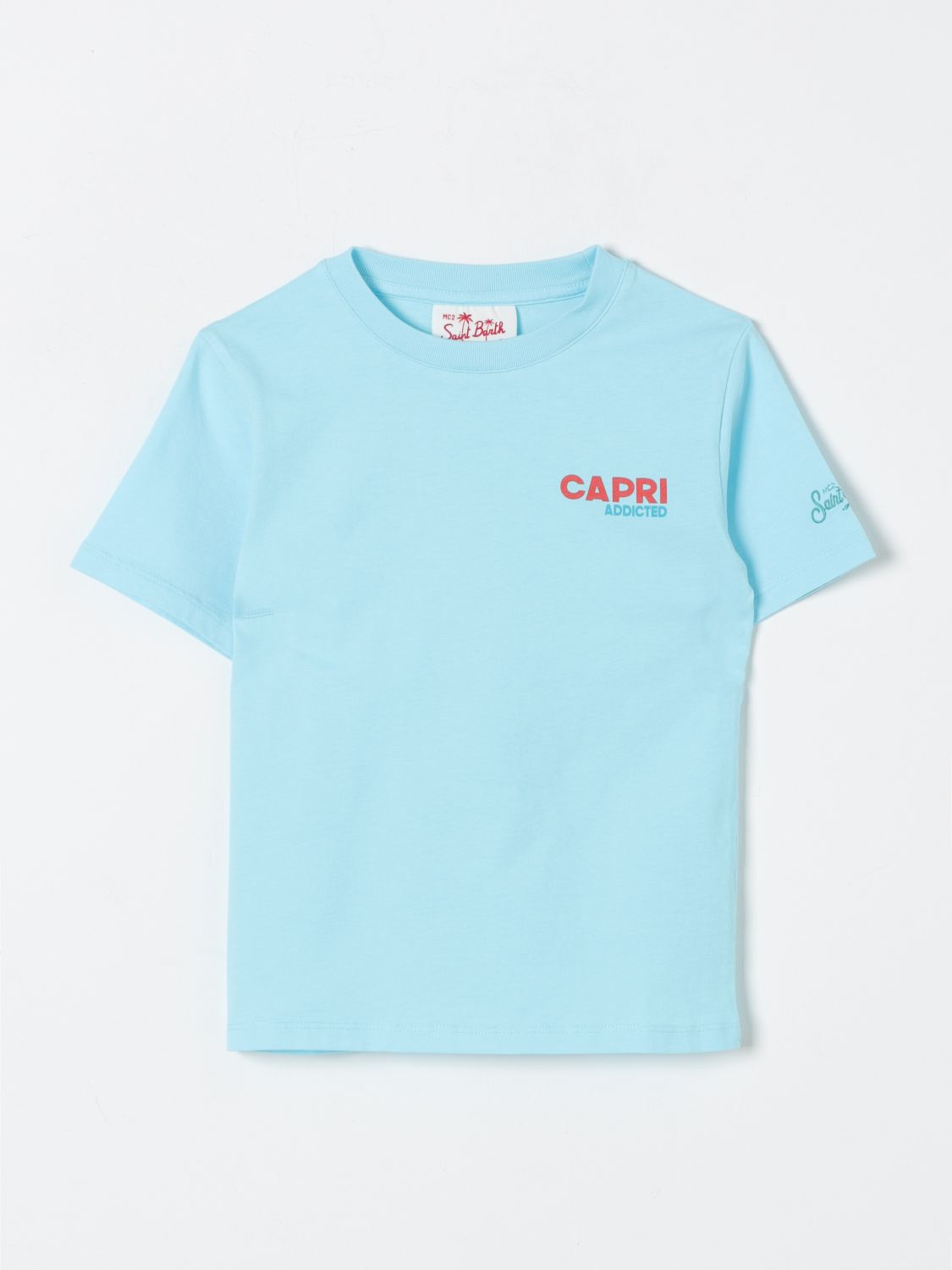 Mc2 Saint Barth T-Shirt MC2 SAINT BARTH Kids color Sky Blue