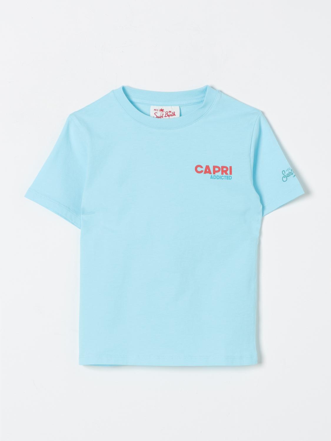 Mc2 Saint Barth T-Shirt MC2 SAINT BARTH Kids color Sky Blue