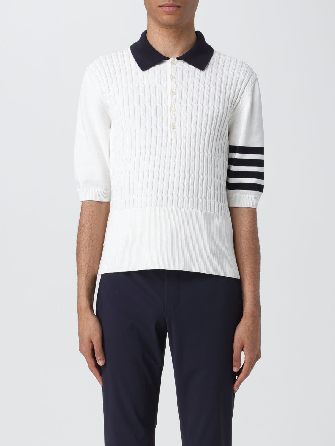 Thom Browne Polo Shirt THOM BROWNE Men colour White