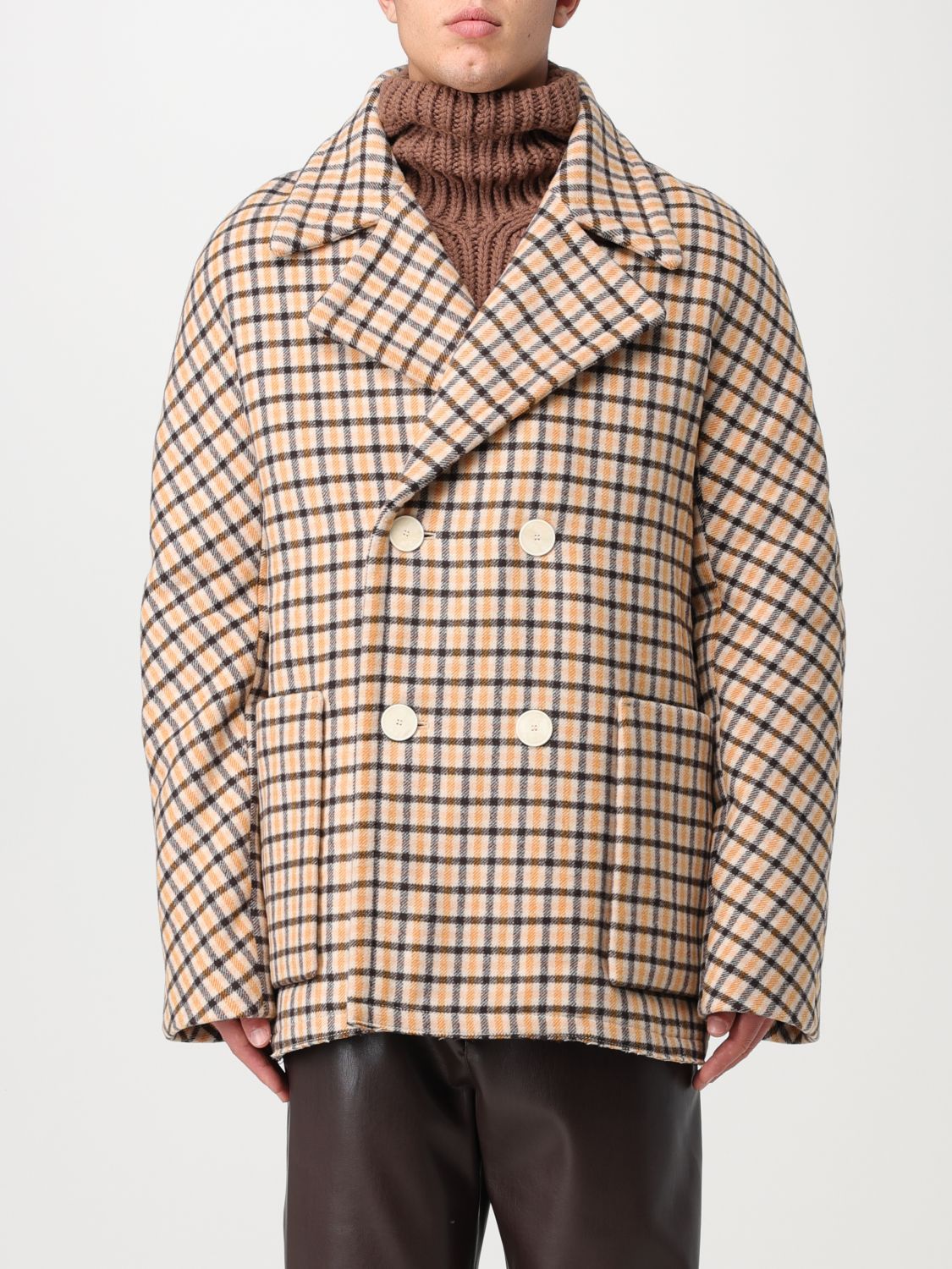 Lanvin Coat LANVIN Men colour Brown