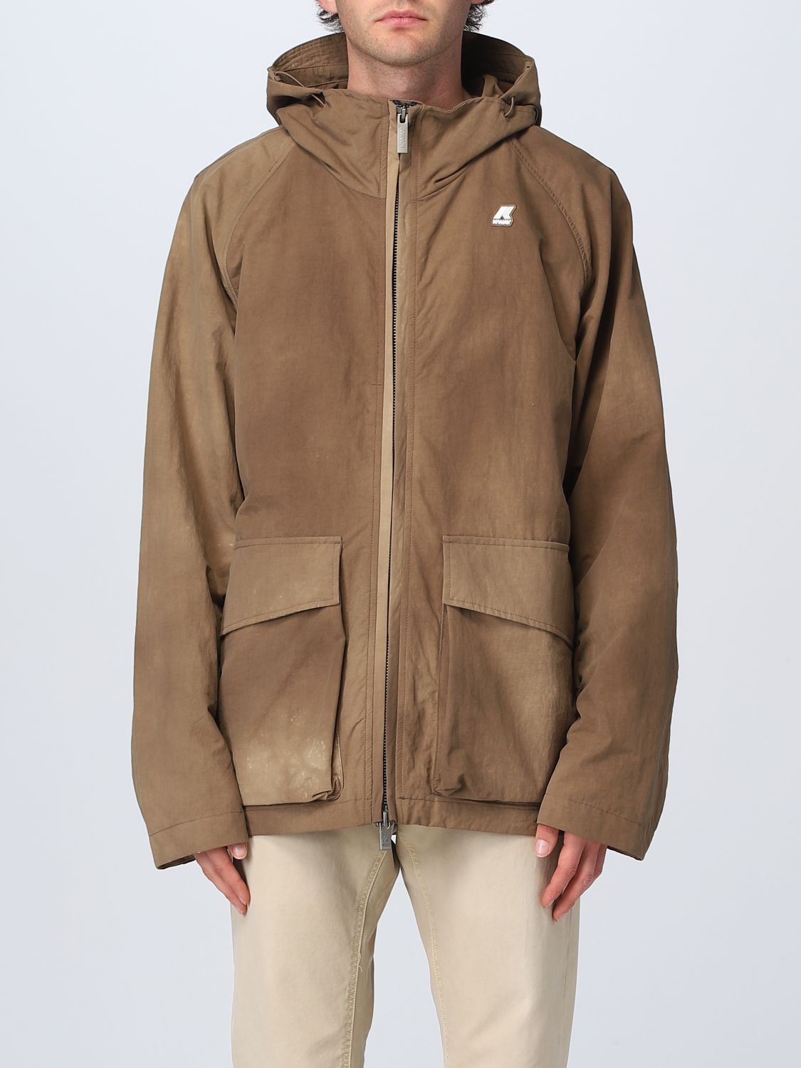 K-Way Jacket K-WAY Men colour Mud