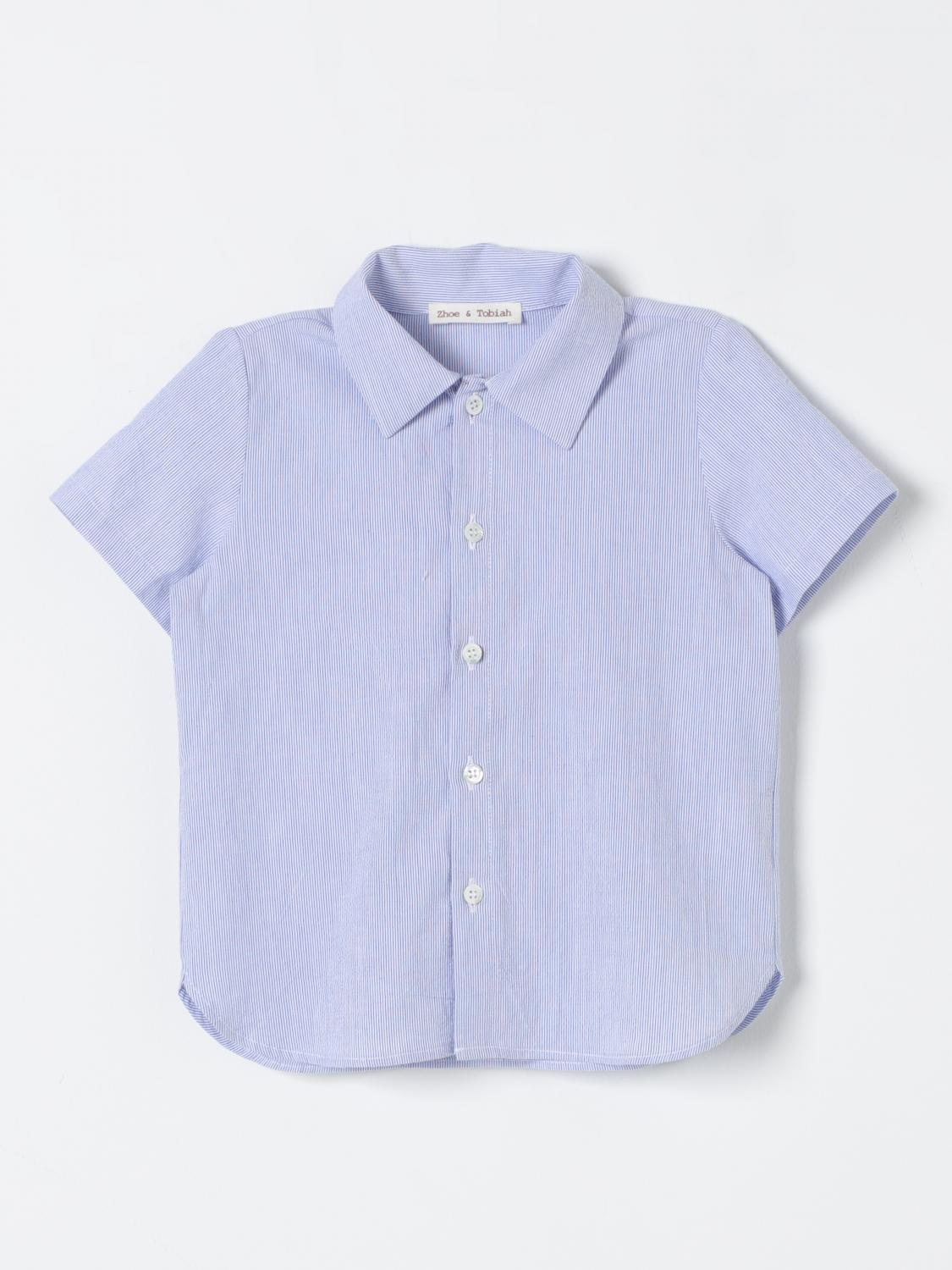 Zhoe & Tobiah Shirt ZHOE & TOBIAH Kids color Blue