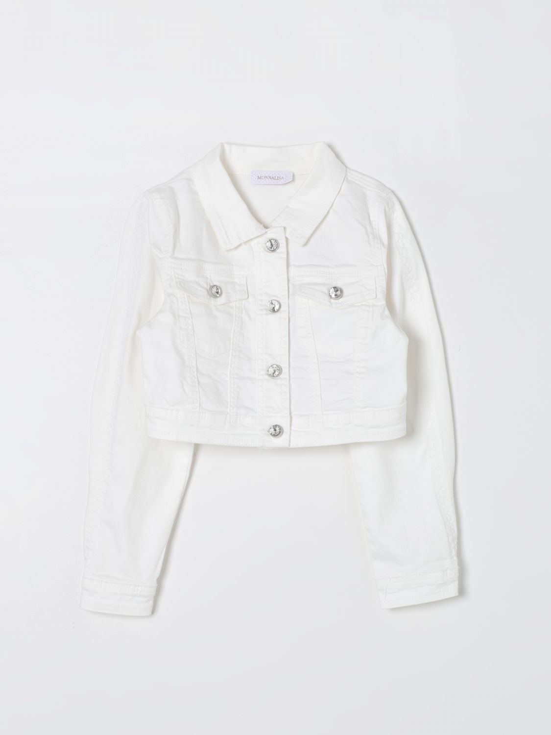 Monnalisa Jacket MONNALISA Kids colour Yellow Cream